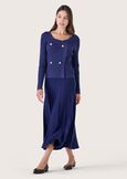 Maglia Moka in viscosa ROSSO BORDEAUXBLUE OLTREMARE Donna immagine n. 4