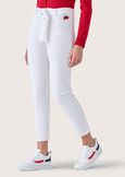Preppy cotton trousers BIANCO WHITEBIANCO WHITE Woman image number 2