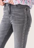 Pantalone Daniel in denim di cotone GREY DENIM Donna immagine n. 3