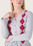 Maglia Mosty stile cardigan GRIGIO MEDIUM GREY Donna immagine n. 2