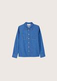 Carly 100% cotton denim shirt DENIM Woman image number 5