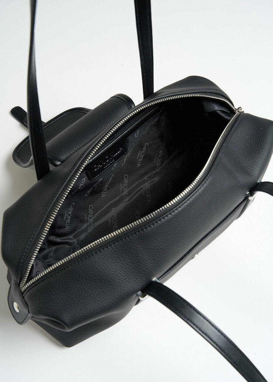 Bookie deer-effect bowling bag NEROMARRONE Woman , image number 2