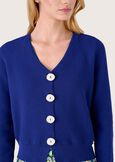 Cardigan Carlen 100% cotone BLU Donna immagine n. 2