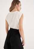 Canotta Tabita 100% Cotone BLUBIANCO WHITE Donna immagine n. 4