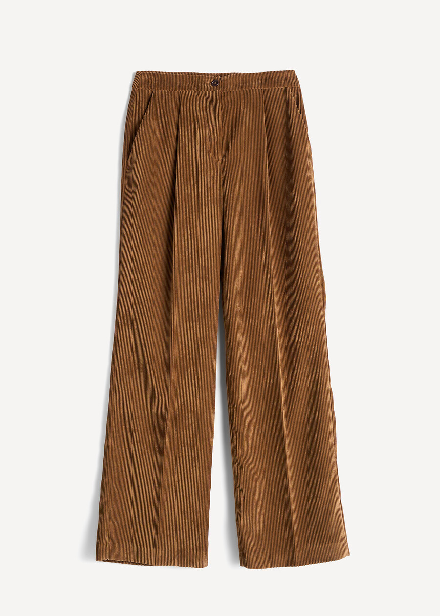 Pantaloni Paliky a coste ampi MARRONE Donna , immagine n. 5
