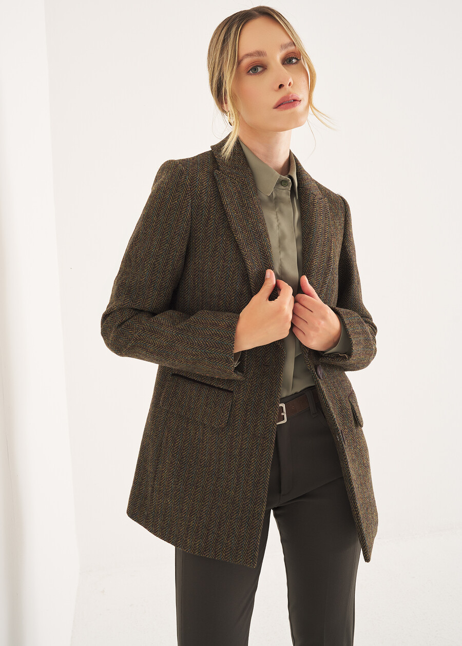 Giacca Gabriella da tailleur MARRONE FANGO Donna , immagine n. 2