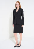 Giacca Giselle monopetto bi-stretch NERO BLACKBEIGE GESSOBLU Donna immagine n. 5