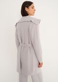 Cardigan Clotilde con collo a scialle MARRONE CAFFEGRIGIO PERLA Donna immagine n. 5