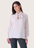 Blusa Giasmine con sciarpina BEIGE LANA Donna immagine n. 1
