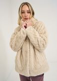 Glory faux fur jacket BEIGE LATTE Woman image number 2