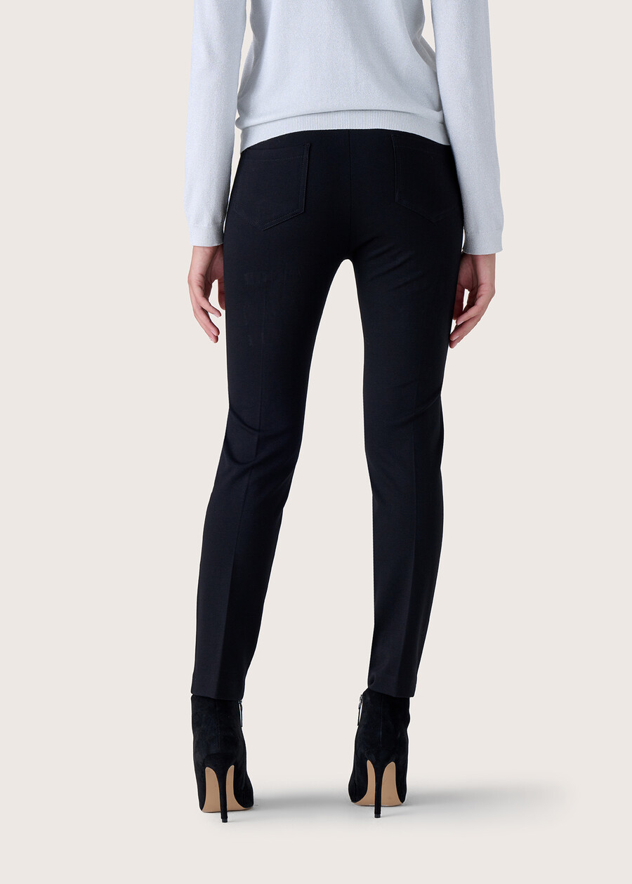 Kate Milan stitch trousers NERO BLACKBLUE OLTREMARE  Woman , image number 4