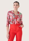 Cate satin blouse ROSSO ARAGOSTA Woman image number 1