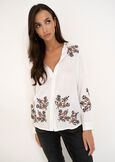 Camicia Comet con ricamo BIANCOBLU Donna immagine n. 1