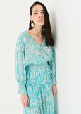 Blusa Biky in viscosa con ricami AZZURO AZZURRO Donna immagine n. 2