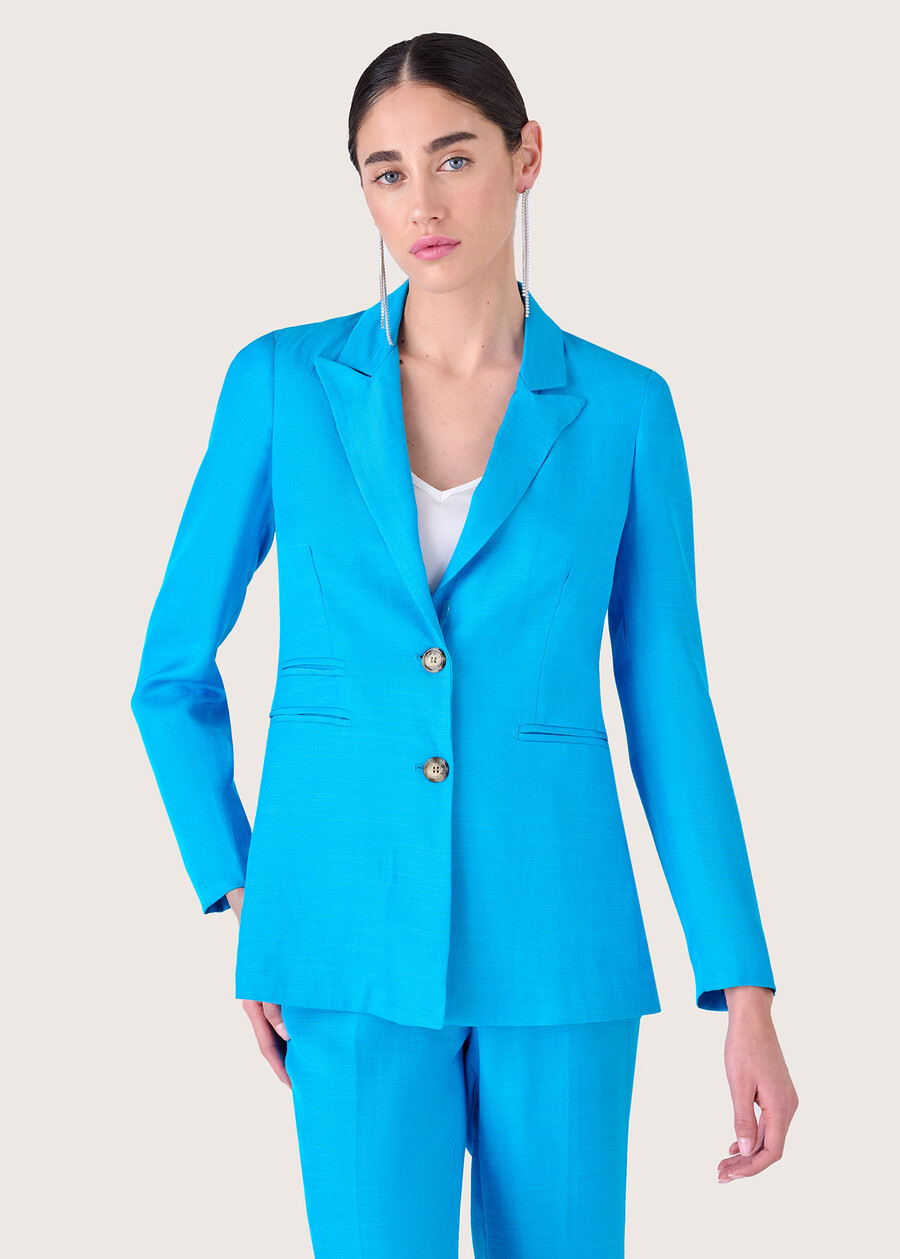 Giacca in misto lino Giasmine BLUE PACIFICMARRONE MOKA Donna , immagine n. 1