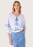 Camicia Cherry in 100% cotone BIANCO Donna immagine n. 1