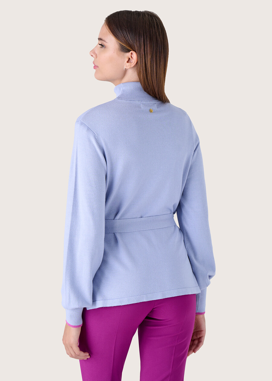 Andie viscose-blend jersey BLU FIORDALISO Woman , image number 3