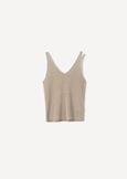 Top Thinker In Maglia Lurex BEIGE SABBIA Donna immagine n. 4