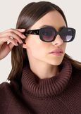 Occhiali da sole squadrati NERO BLACKVERDE HAVANA Donna immagine n. 1