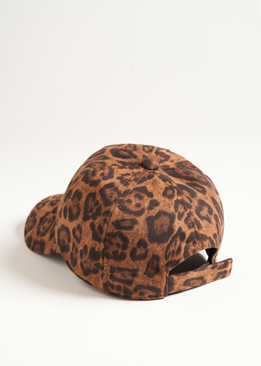 Cler animal-print baseball cap MARRONE CARAMELLO Woman , image number 2