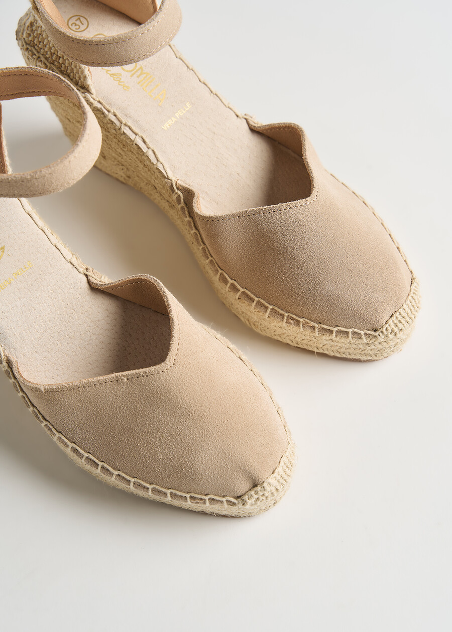 Sandalo Sophie in vera pelle BEIGE LIGHT BEIGE Donna , immagine n. 3