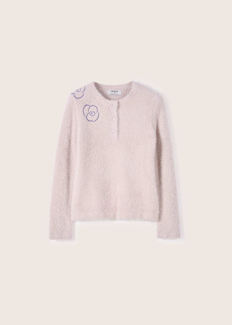 Maglia Macra girocollo BEIGE CREAM Donna , immagine n. 5
