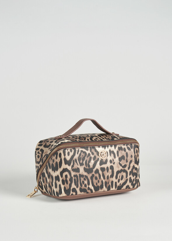 Bosva animalier eco-leather beauty case NERO BLACK Woman null