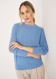 Monaco crew-neck sweater CELESTE FIORDALISOROSA Woman image number 1