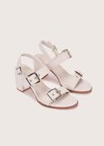 Surly double buckle sandal BEIG SALINA Woman image number 1