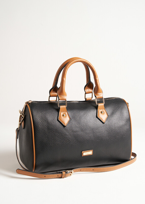 Bauletto Bowlbag-A bicolore NERO BLACK Donna null