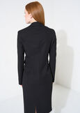 Giacca Giselle monopetto bi-stretch NERO BLACKBEIGE GESSOBLU Donna immagine n. 4