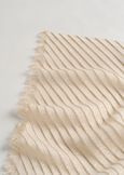 Sciarpa Suellen pliss&eacute; in lurex BEIGE LATTEGOLD Donna immagine n. 3