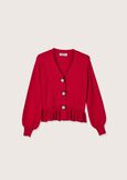 Cardigan Colin con bottoni gioiello ROSSO CARPET Donna immagine n. 1