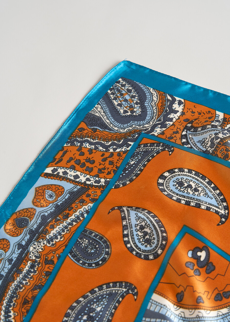 Foulard Shirly con stampa cashmere ARANCIONE Donna , immagine n. 3