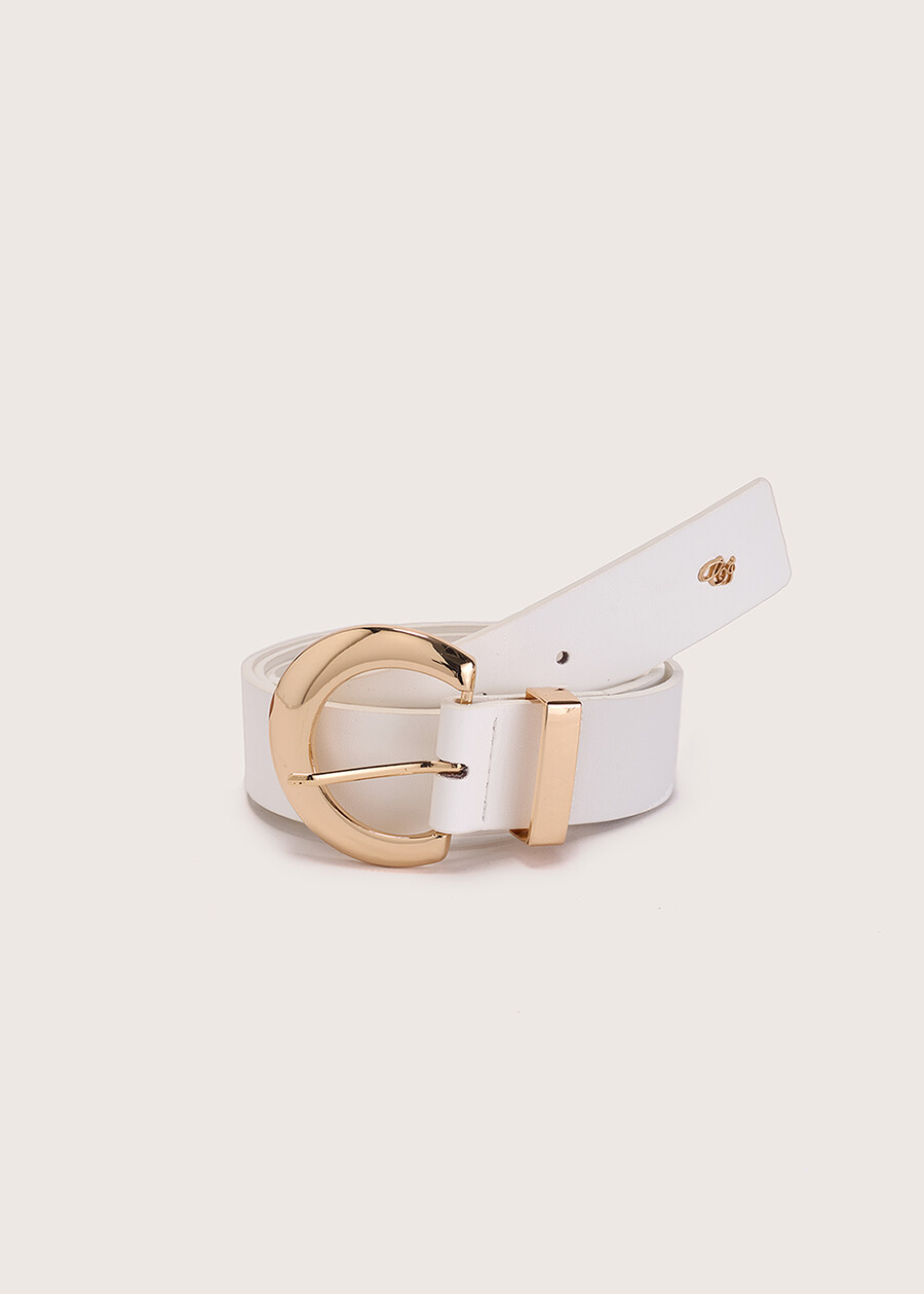 Clara belt with round buckle BIANCOMARR CACAO Woman , image number 1