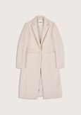 Cappotto in panno Sandra BEIGE LANA Donna immagine n. 5