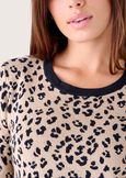Maglia Maida con fantasia animalier NERO BLACK Donna immagine n. 2