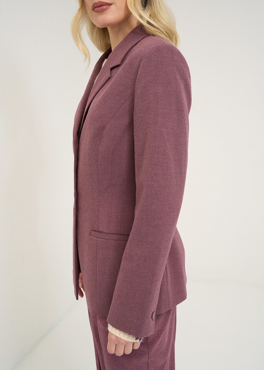 Blazer Gabriella taglio slim Archivio ROSSO BORDEAUX Donna , immagine n. 3