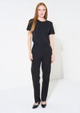 Stella jersey crew-neck T-shirt BIANCONEROBLU Woman image number 4