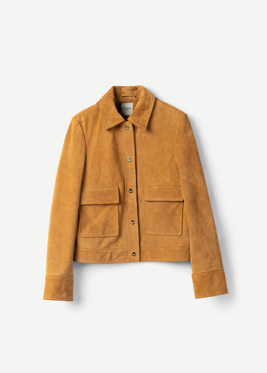 Giubbino Greta 100% vera pelle MARRONE CARAMELLO Donna , immagine n. 6