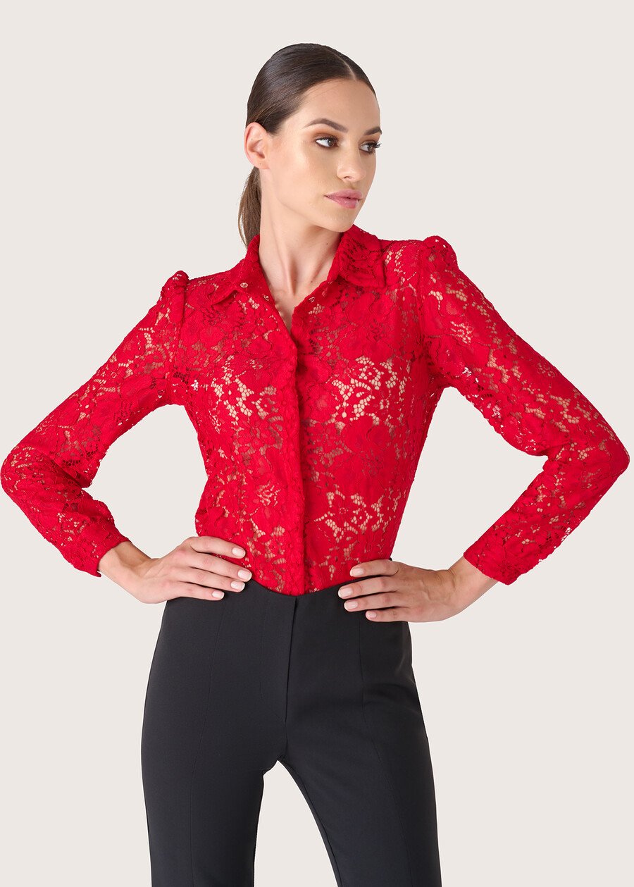 Camicia Linda in pizzo ROSSO CARPET Donna , immagine n. 1
