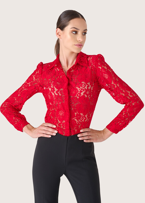 Linda lace blouse ROSSO CARPET Woman null