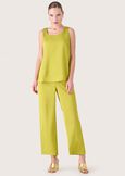Pio crepe trousers VERDE LIME Woman image number 1