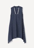 Abito Aloha In Cotone Pois BLUE OLTREMARE Donna immagine n. 4