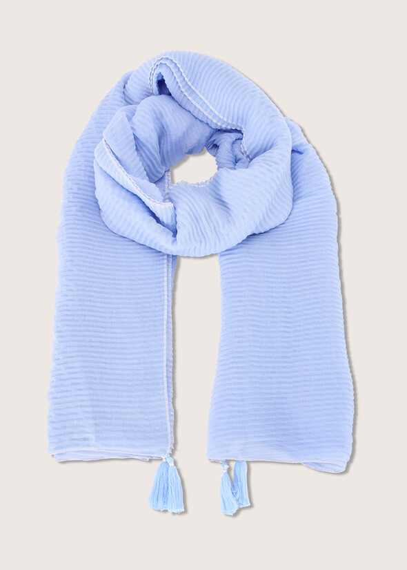 Sciarpa plissé Sayd BLU FIORDALISO Donna null
