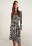 Alvar printed jersey dress NERO BLACK Woman image number 2
