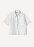 Clelia shirt with lace details BIANCO WHITE Woman image number 5