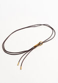 Cintura Clay tubolare in ecopelle MARRONE CAFFE Donna immagine n. 2