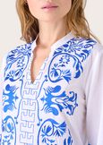 Aurea 100% cotton tunic dress BIANCO Woman image number 2