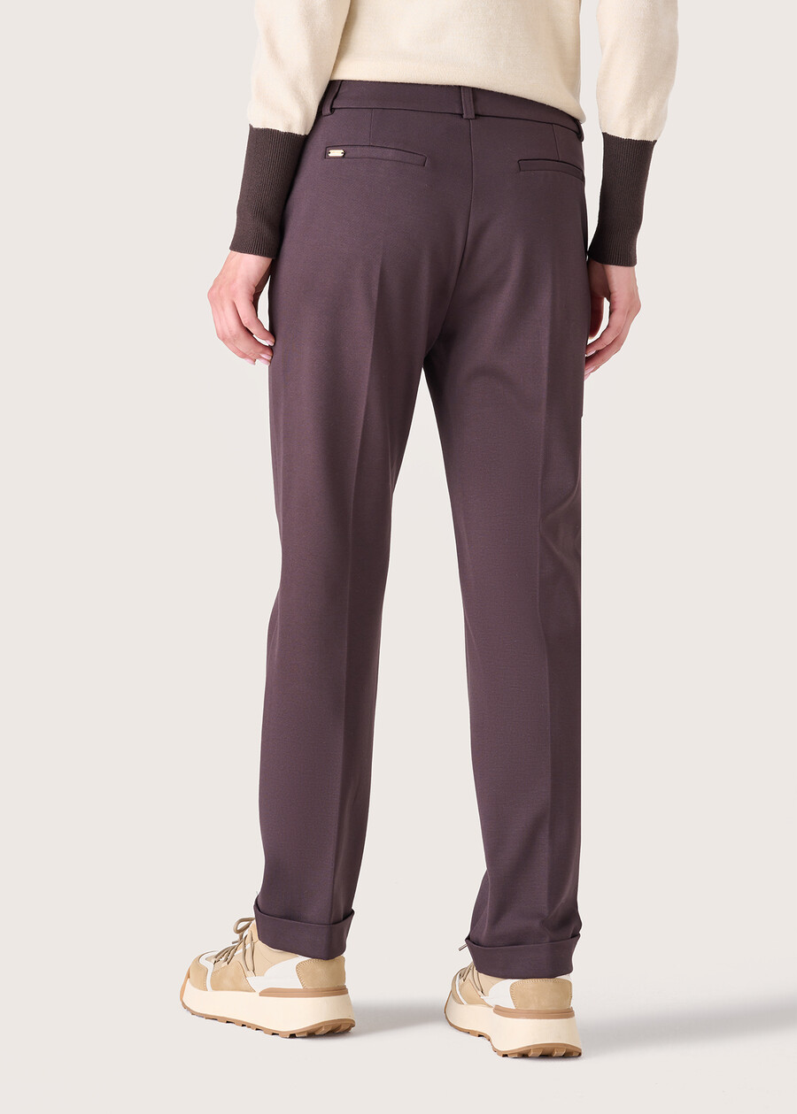 Pantalone Bella in punto Milano MARRONE CASTAGNANERO Donna , immagine n. 5